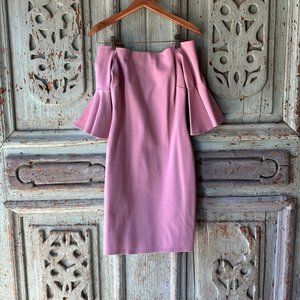Gianni Bini Dusty Pink Off Shoulder Bell Sleeve Dress - Small
